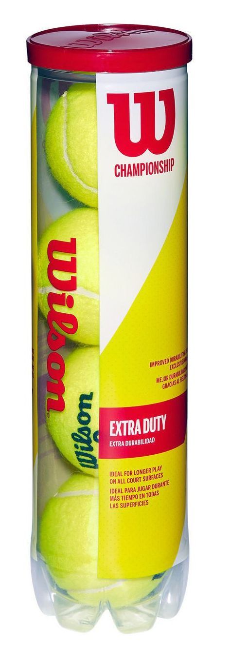 Wilson Championship Extra Duty Tennis Balls 4 Ball Can Tennis balls Wilson 