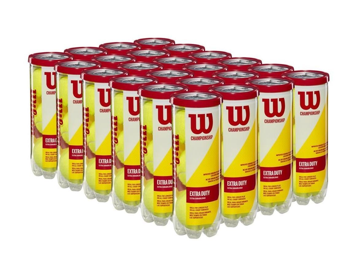 Wilson Championship Extra Duty Tennis Balls Case - 24 of 3 Ball Cans (72 balls) Tennis balls Wilson 