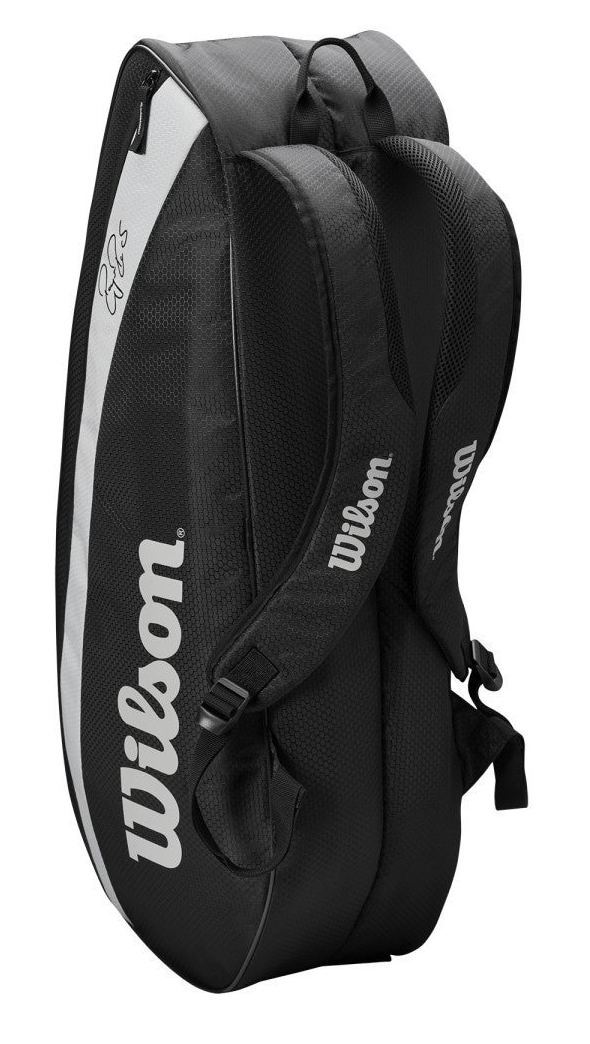 Wilson Federer Team Pack 6-Racquet Bag Black Bags Wilson 
