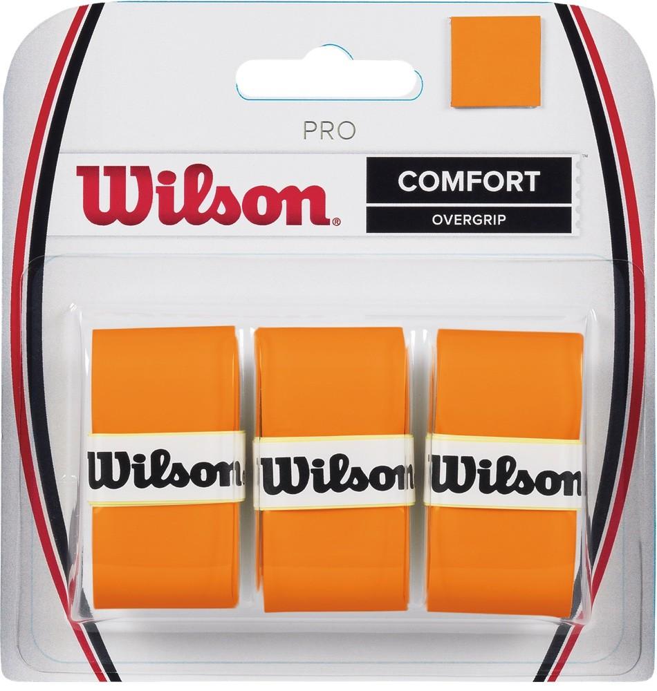 Wilson Pro Overgrip 3 pack Grips Wilson Bright Orange 