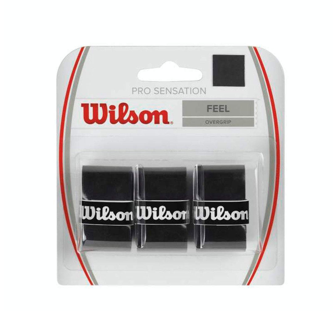 Wilson Pro Sensation Feel Overgrip 3 pack Grips Wilson Black 
