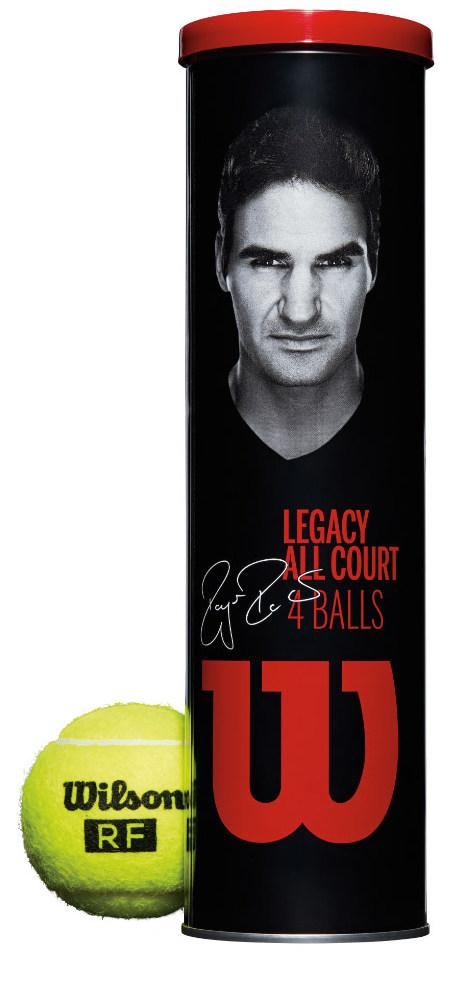 Wilson Roger Federer Legacy All Court Balls 4 Ball Can Tennis balls Wilson 