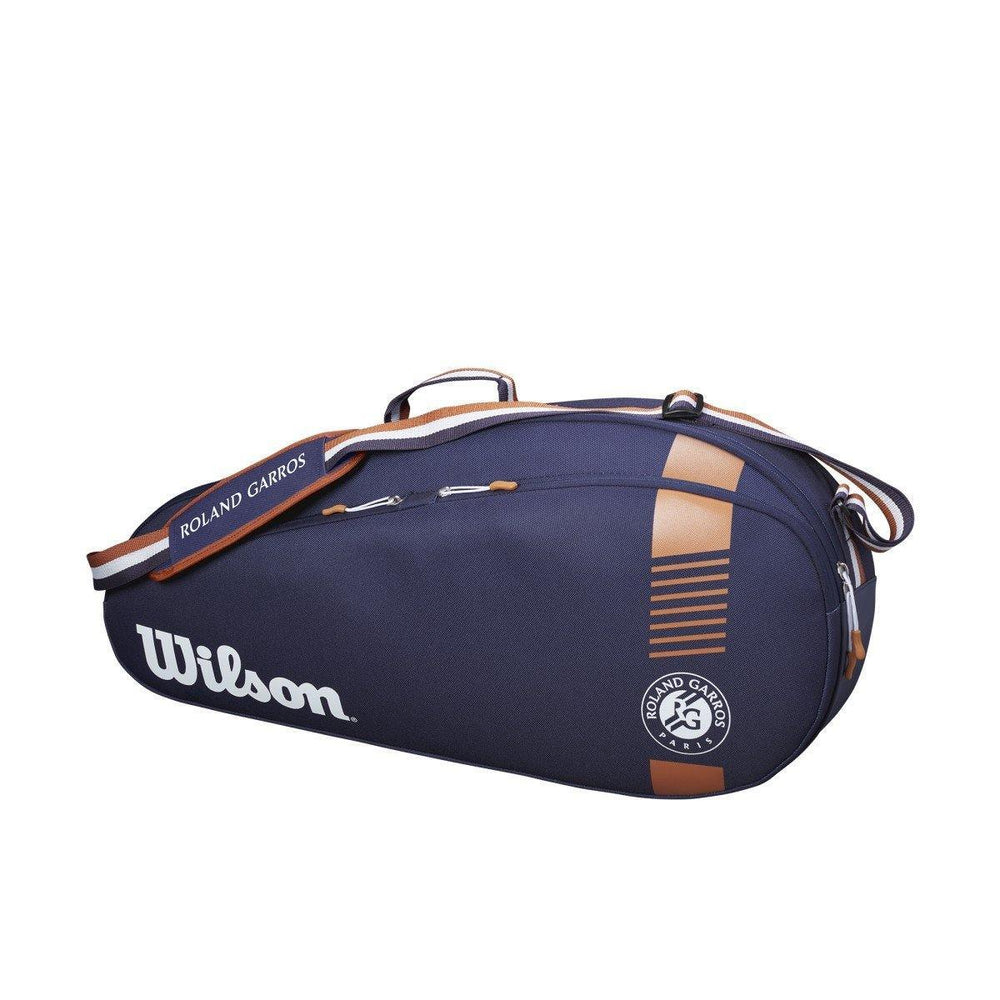 Wilson Roland Garros Team 3-Racquet Bag Navy/Clay WR8006801001 Bags Wilson 