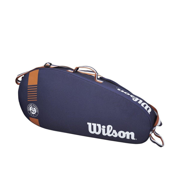 Wilson Roland Garros Team 3-Racquet Bag Navy/Clay WR8006801001 Bags Wilson 