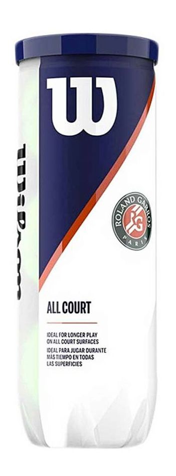 Wilson Roland Garros Tennis Balls All Court 3 Ball Can Tennis balls Wilson 