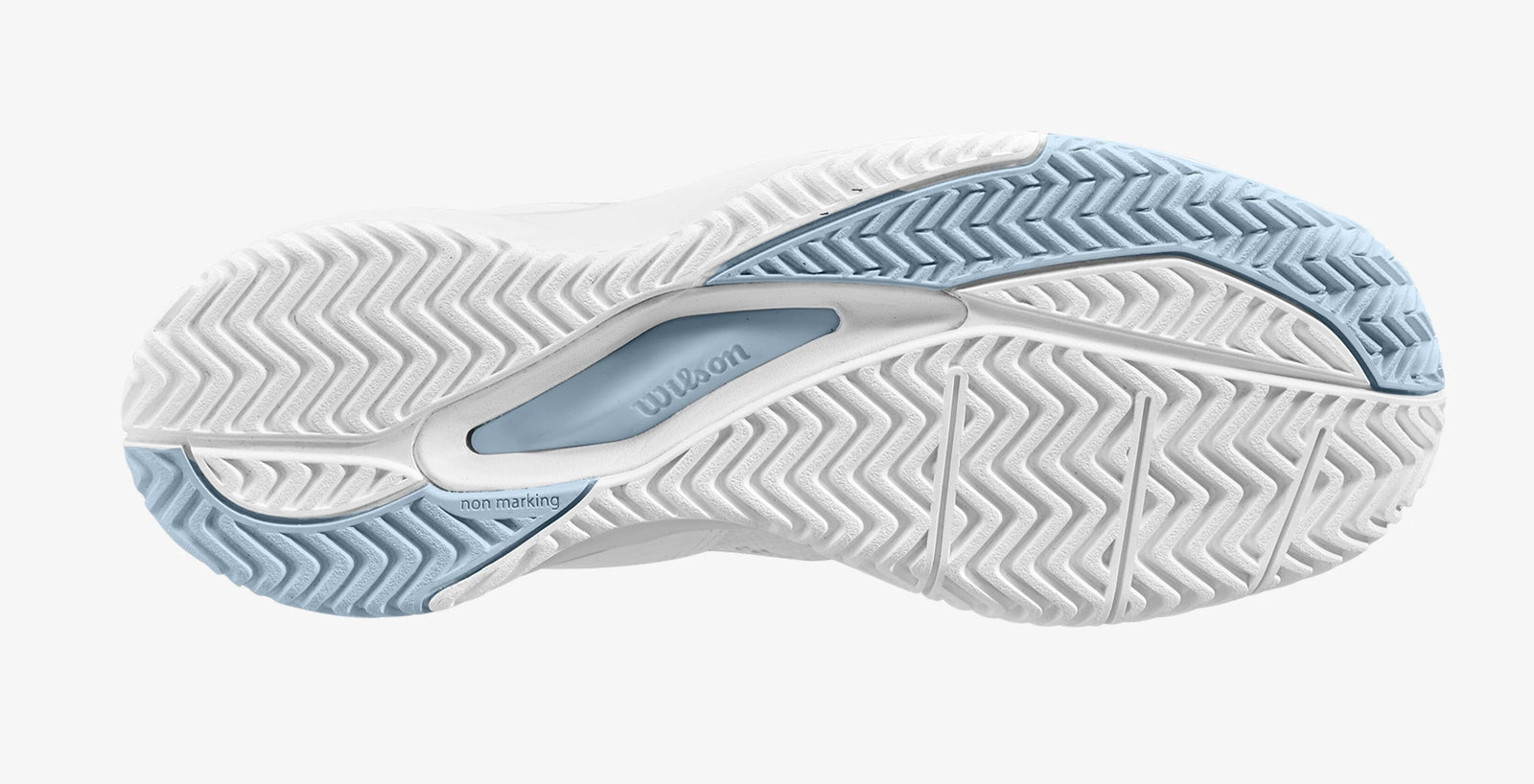 Wilson RUSH PRO ACE Wide 2E White/Banu Blue Women's Tennis Shoes Women's Tennis Shoes Wilson 