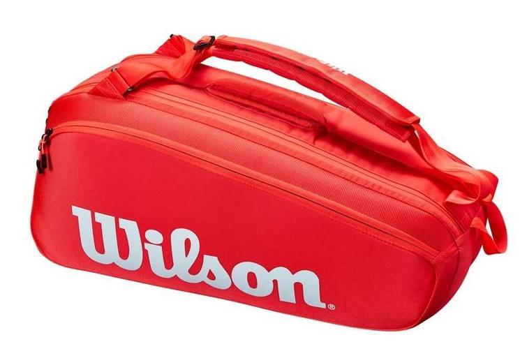 Wilson Super Tour 6 Pack Red Racquet Bag Bags Wilson 