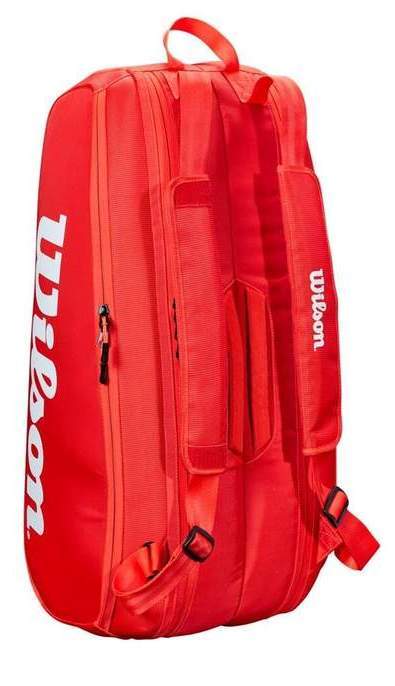 Wilson Super Tour 6 Pack Red Racquet Bag Bags Wilson 