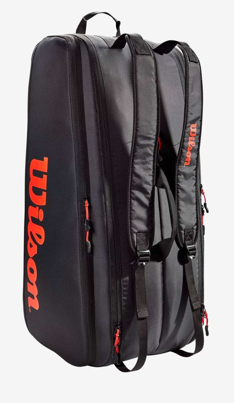 Wilson Tour 12-Racquet Bag Black/Red Bags Wilson 