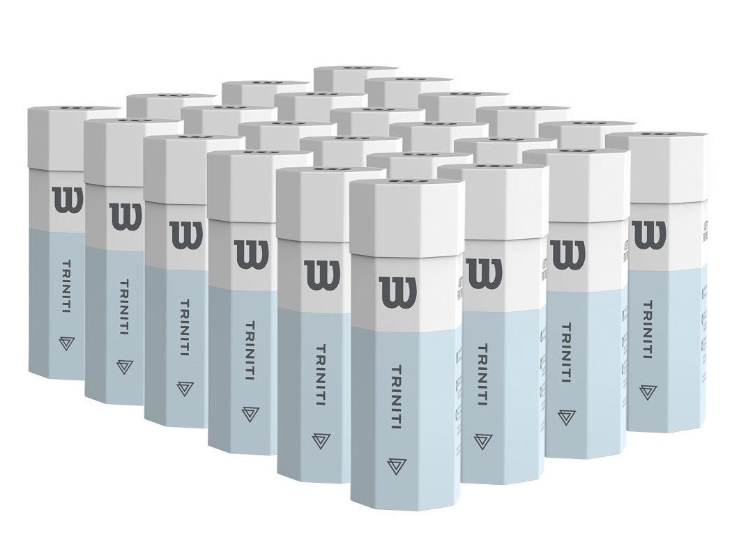 Wilson Trinity All Court Tennis Balls Case - 24 of 3 Ball Cans (72 balls) Tennis balls Wilson 
