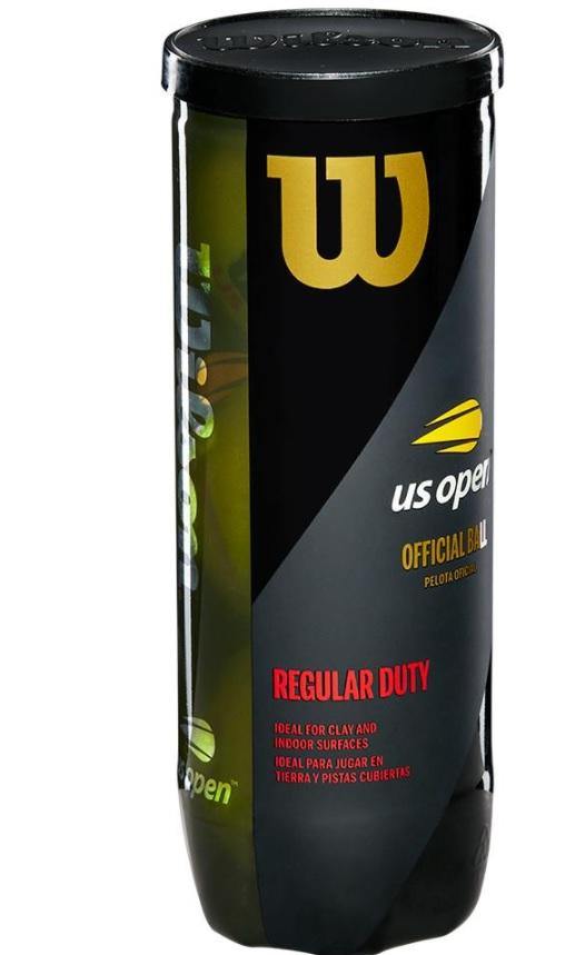 Wilson US Open Regular Duty Tennis Balls for Clay Court and Indoor Surfaces 3 Ball Can Tennis balls Wilson 