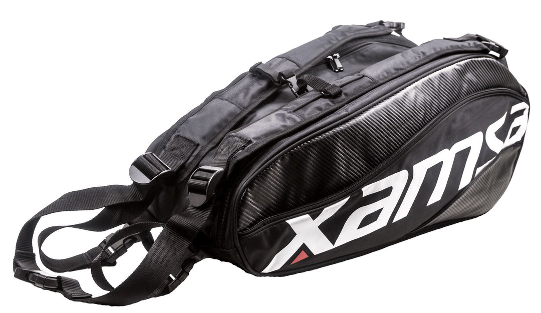 Xamsa 6R Racquet Bag Bags Xamsa XAMSA logo, black piping 