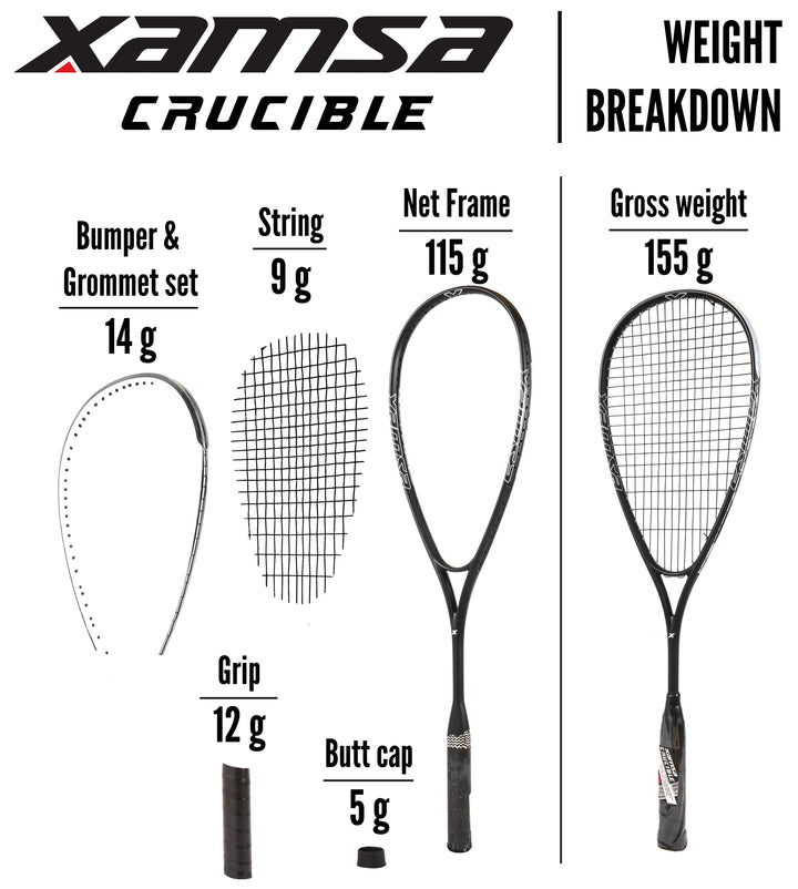 Xamsa Crucible Squash Racquet Squash Racquets Xamsa 