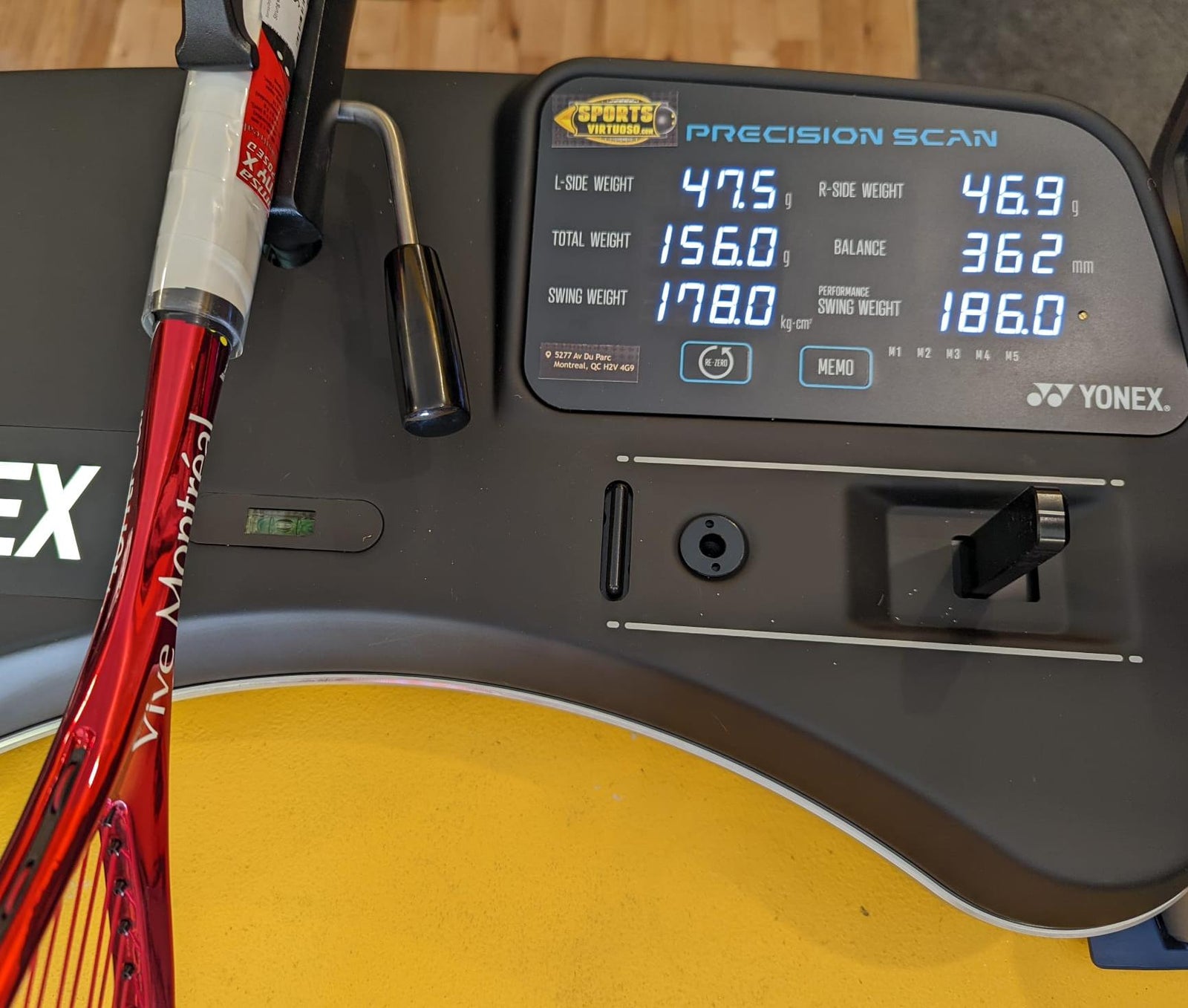 Xamsa Onyx - Vive Montreal - Limited Edition Squash Racquet with Top Bumper Squash Racquets Xamsa 