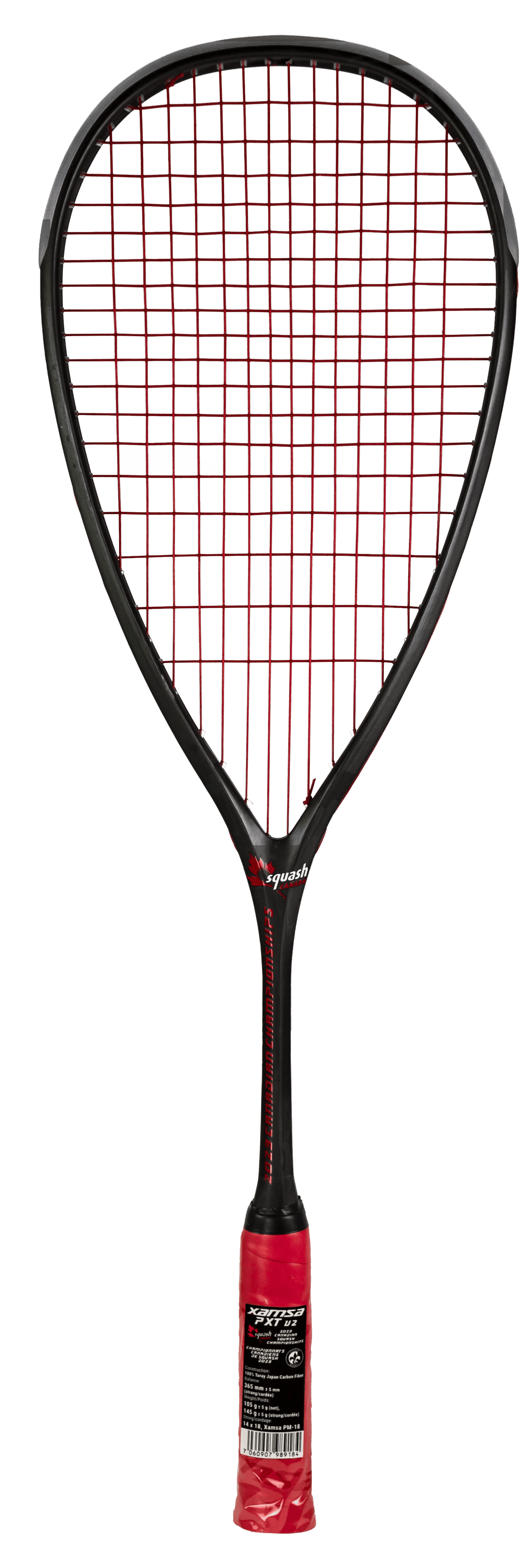 Xamsa PXT V2 2023 Squash Racquet Canadian Squash Championships Limited Edition Squash Racquets Xamsa 