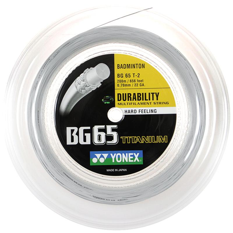 Yonex BG-65 Titanium Badminton String 200m Reel Badminton Strings Yonex 