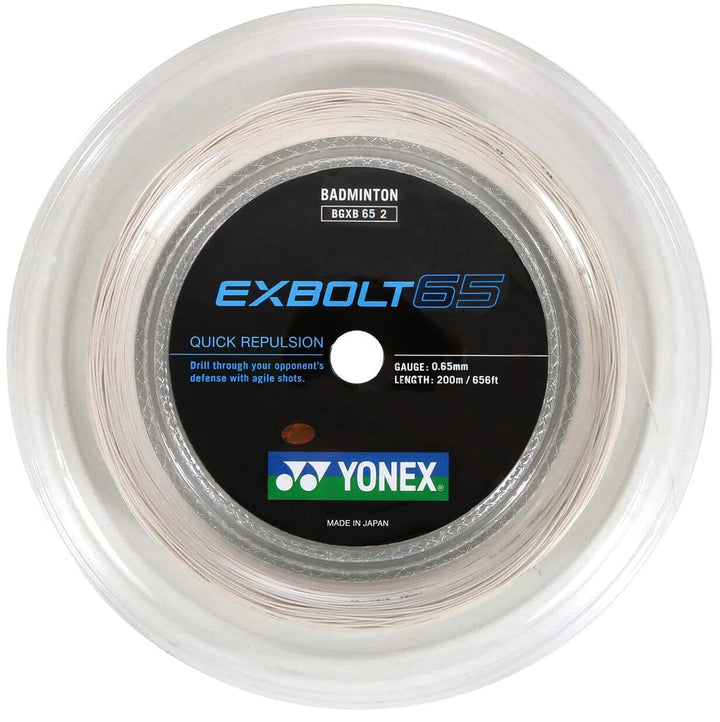 Yonex Exbolt 65 Badminton String 200m Reel Badminton Strings Yonex 