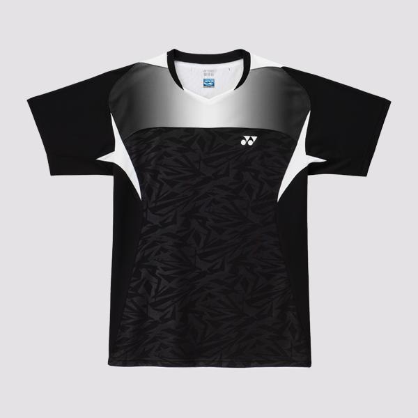 Yonex Men's Badminton Game Shirt Black 12075EX T-shirts Yonex M 