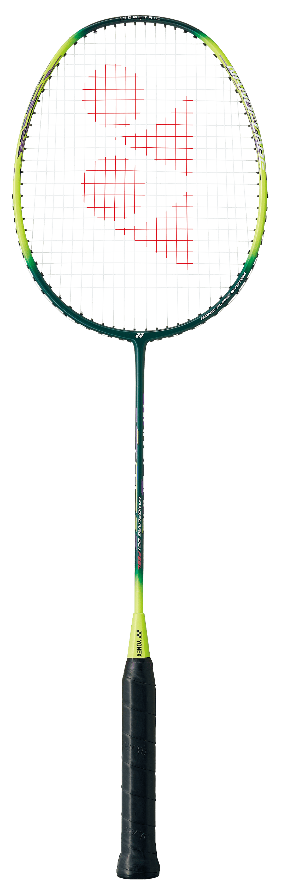 Yonex Nanoflare 001 5U Feel Badminton Racquet Pink Strung Badminton Racquets Yonex G5 Yellow/Black 