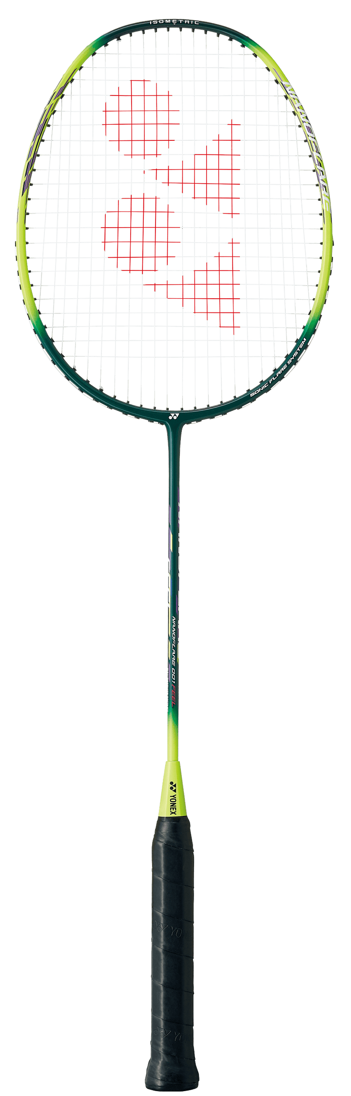 Yonex Nanoflare 001 5U Feel Badminton Racquet Pink Strung Badminton Racquets Yonex G5 Yellow/Black 