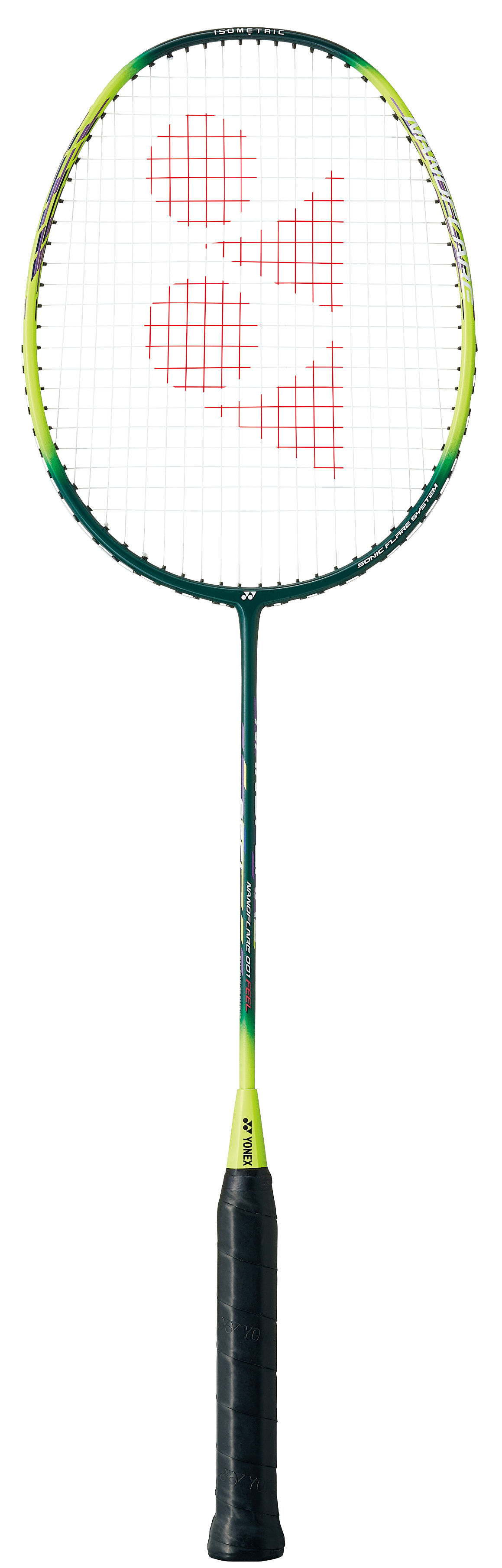 Yonex Nanoflare 001 5U Feel Badminton Racquet Pink Strung Badminton Racquets Yonex G5 Yellow/Black 