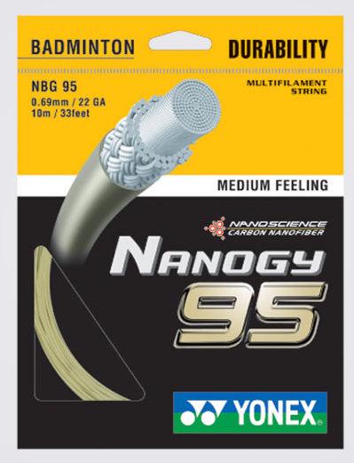 Yonex Nanogy 95 Badminton String 10m Set Badminton Strings Yonex Gold 