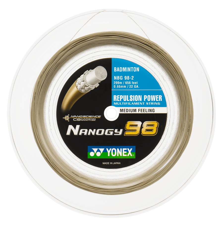 Yonex Nanogy 98 Badminton String 200m Reel Badminton Strings Yonex 