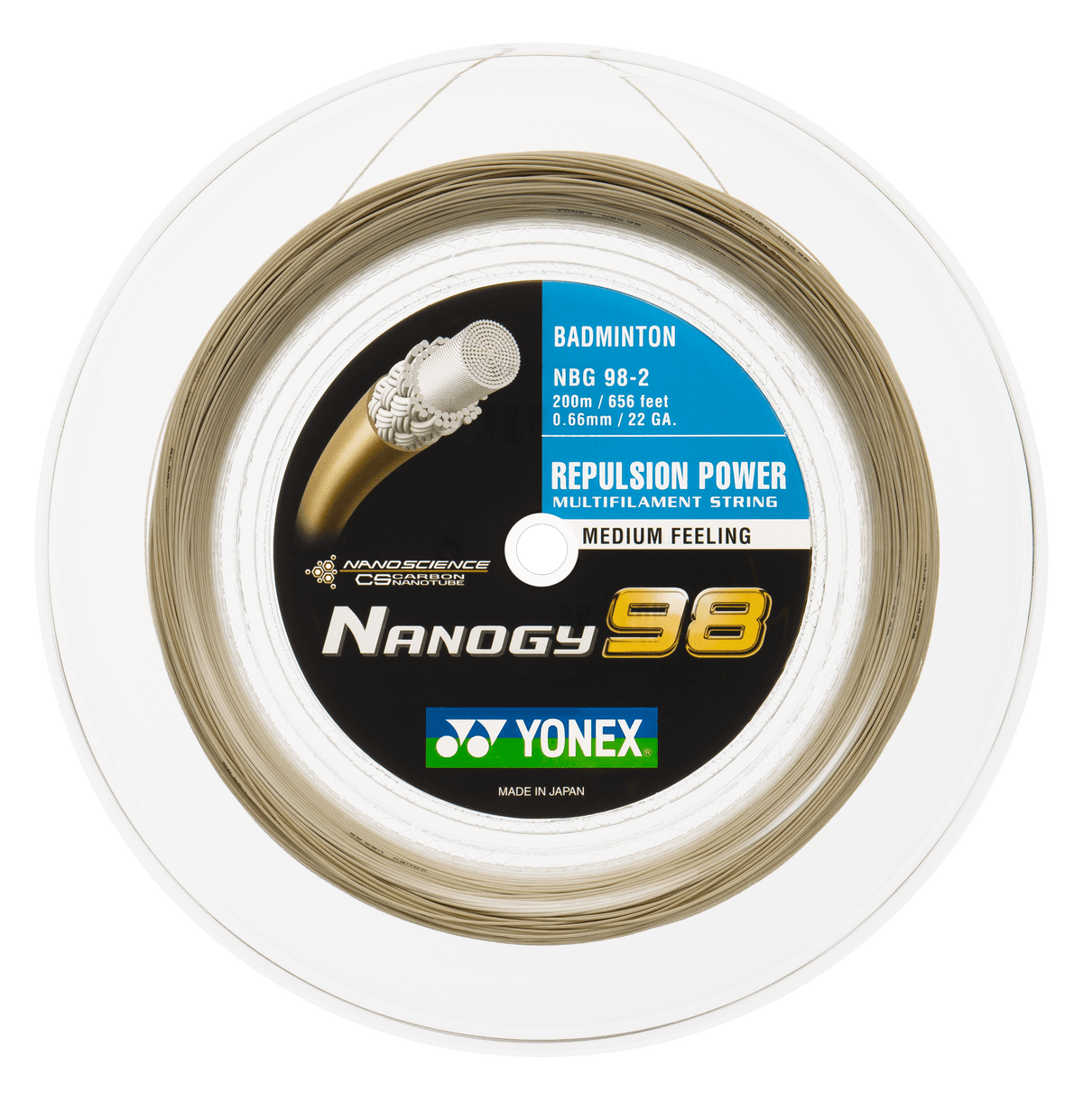 Yonex Nanogy 98 Badminton String 200m Reel – Sports Virtuoso
