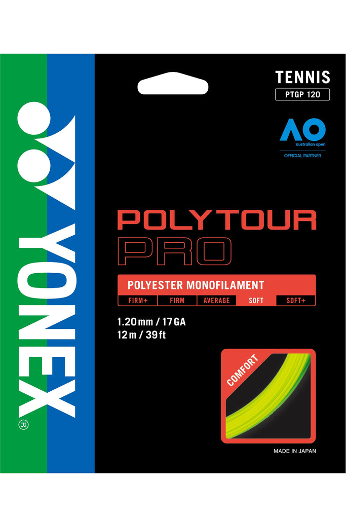 Yonex Poly Tour Pro 120 17g Tennis 12M String Set