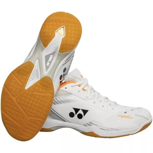 Yonex Power Cushion 65 Z Wide Men's Court Shoes White Orange SHB65Z3WEX Men's Court Shoes Yonex 