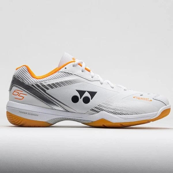 Yonex Power Cushion 65 Z Wide Men's Court Shoes White Orange SHB65Z3WEX Men's Court Shoes Yonex 8.0 Men's / 9.5 Women's 