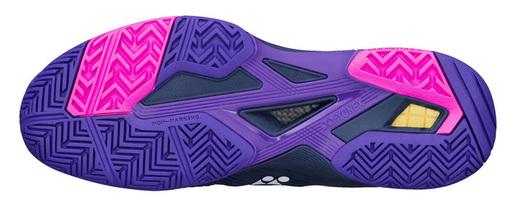 Yonex Power Cushion Sonicage 2 Women's Tennis All Court Shoe Navy/Purple Women's Tennis Shoes Yonex 