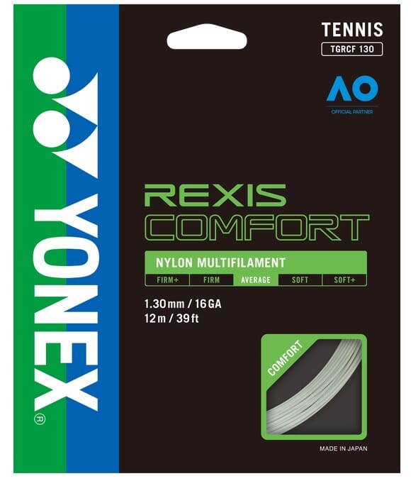 Yonex Rexis Comfort 130 16g Tennis 12M String Set Tennis Strings Yonex 
