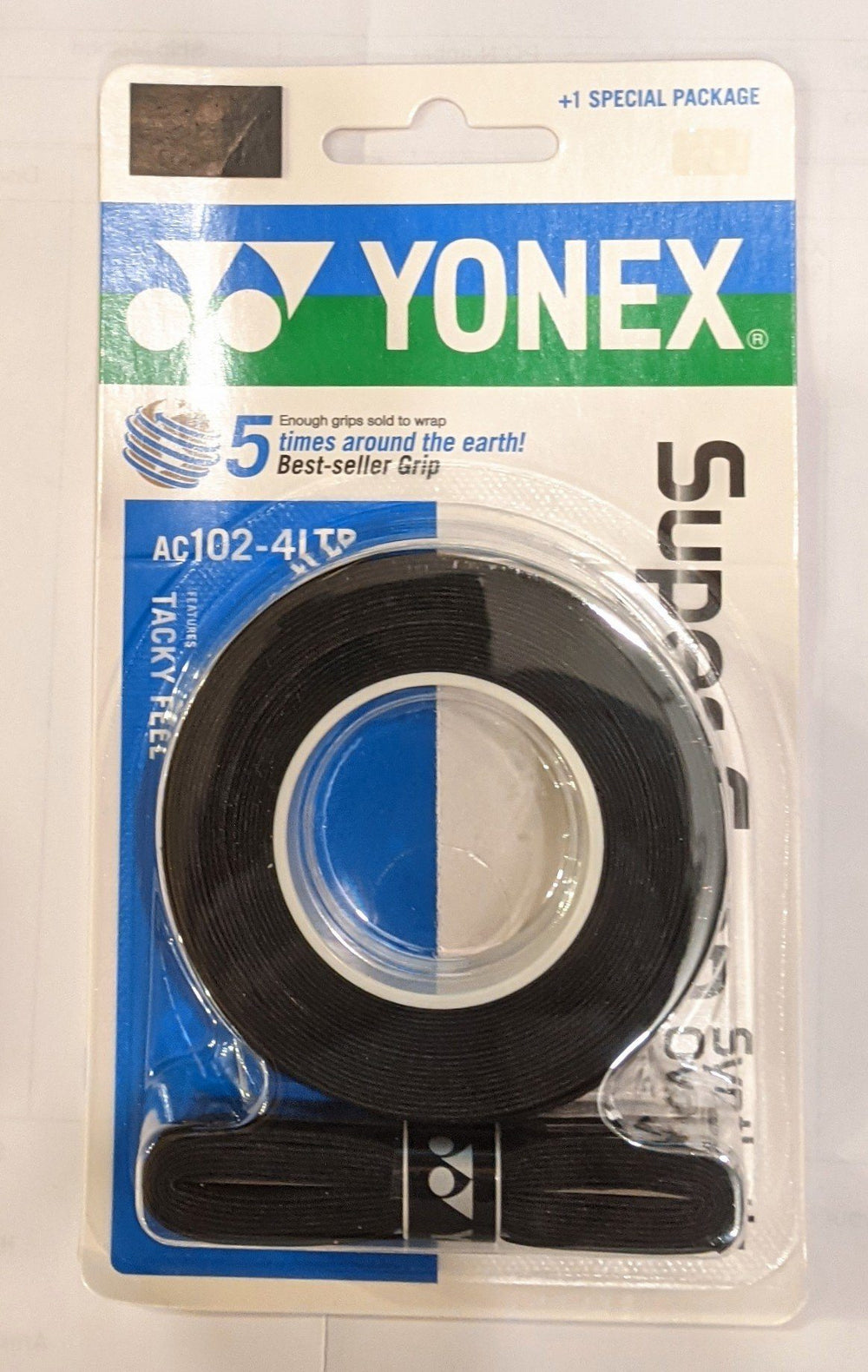 Yonex Super Grap grips AC-102-4LTD 4-pack Grips Yonex Black 
