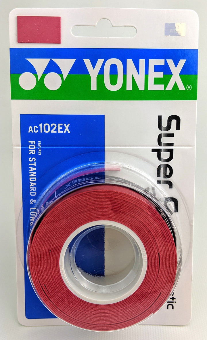 Yonex Super Grap grips AC-102EX 3-pack Grips Yonex Red 