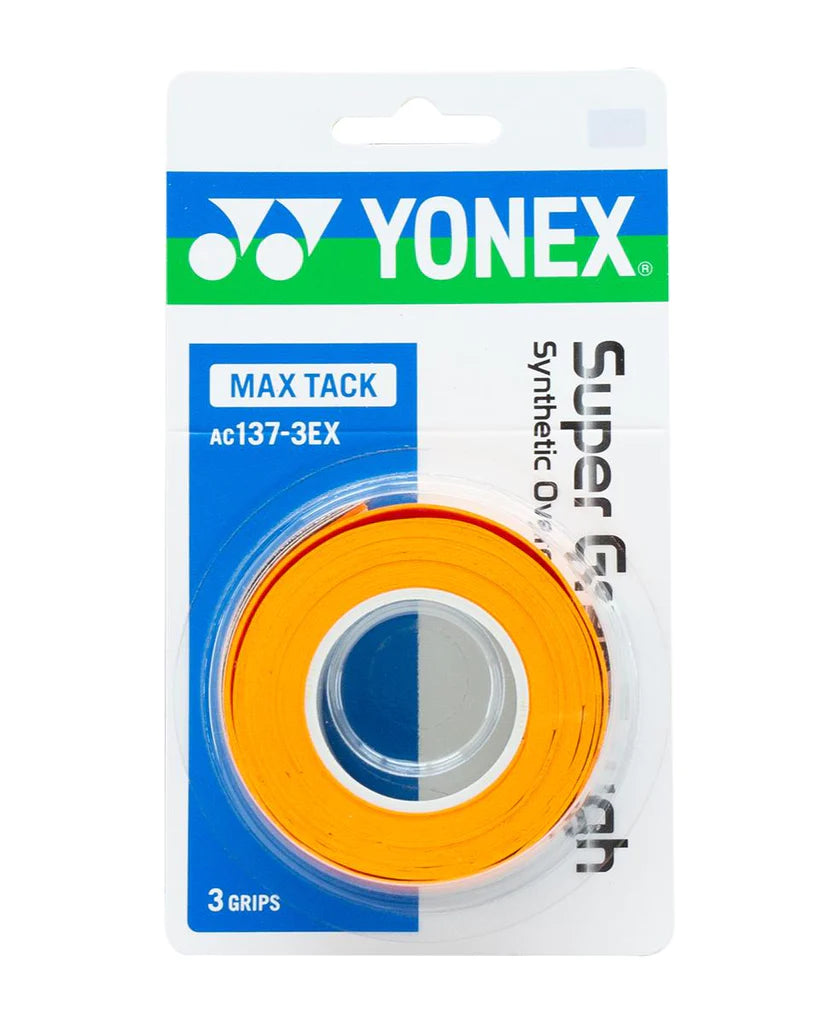 Yonex Super Grap Tough grips AC-137 3EX Grips Yonex Orange 