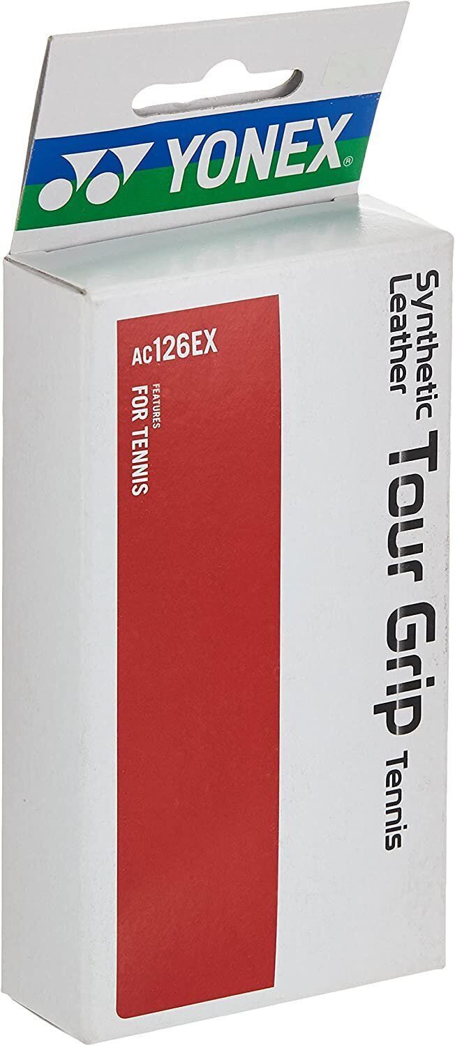 Yonex Tour Grip Synthetic Leather Tennis Replacement Grip AC126EX Grips Yonex White 