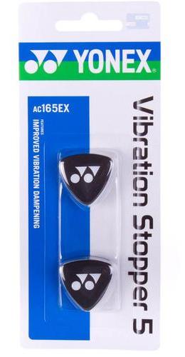 Yonex Vibration Stopper 5 AC165EX - Dampener - 2 pack Vibration Dampener Yonex Black/White 