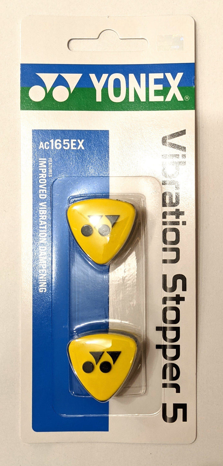Yonex Vibration Stopper 5 AC165EX - Dampener - 2 pack Vibration Dampener Yonex Yellow/Black 