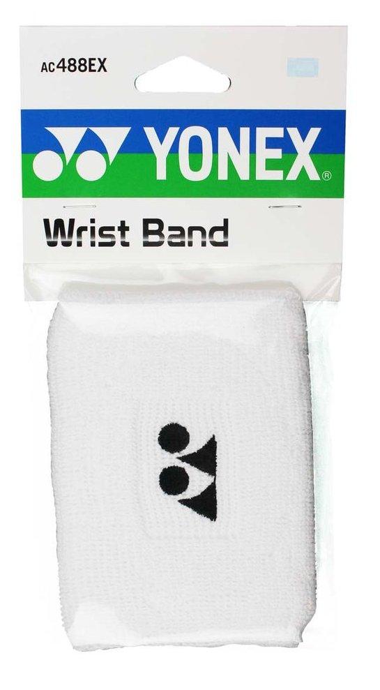 Yonex Wristband Single AC488EX Wristbands, Headbands Yonex White 